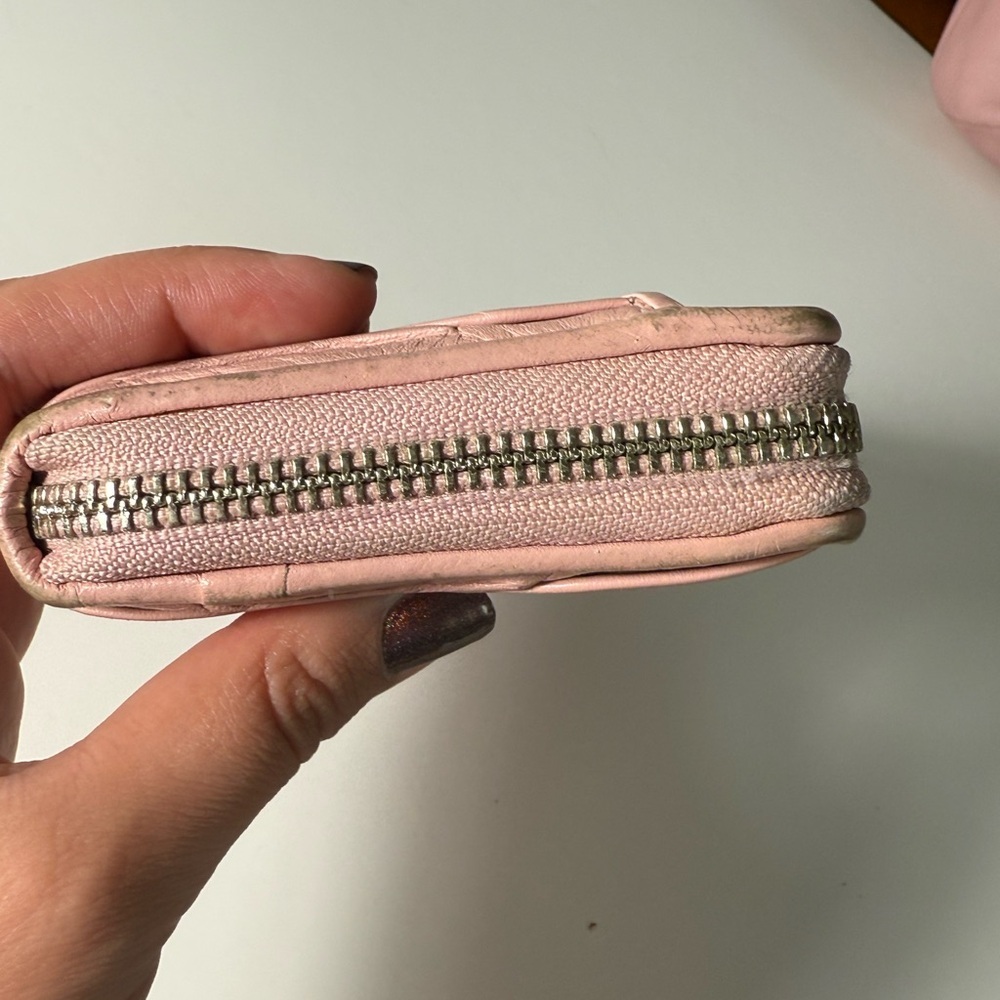 Coach Pink Leather Wallet - Picture 3 of 12